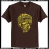 Tibetan Skull gold T Shirt AI