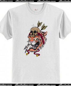 Tiger & Skull T Shirt AI