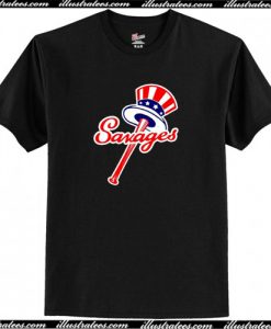 Tommy Kahnle Yankees Savages America Flag T-Shirt AI