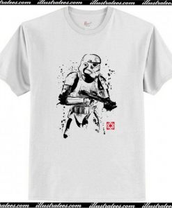 Trooper sumi-e T Shirt AI