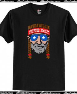 Willie Nelson Have A Willie Nice Day T-Shirt AI