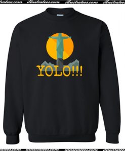 YOLO Jesus Sweatshirt AI