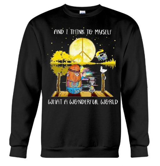 AND I THINK TO MYSELF Sweatshirt AI