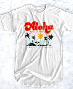 Aloha keep our oceans clean T-Shirt AI