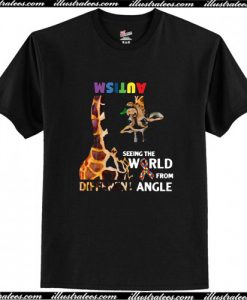 Autism seeing the world from different angle T Shirt AI