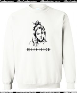 Billie Eilish Art Sweatshirt AI