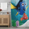 Finding Dory and Nemo Series Shower Curtain AI