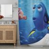 Finding Dory and Nemo Shower Curtain AI