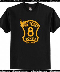 Fire force 8th Company T Shirt AI