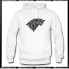 Floral Wolf Game Of Thrones Hoodie AI