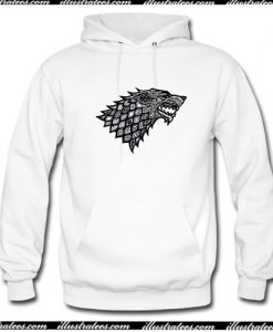 Floral Wolf Game Of Thrones Hoodie AI