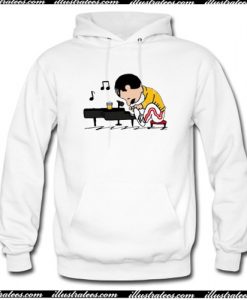 Freddie Peanuts Playing Piano Trending Hoodie AI