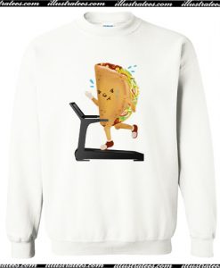 Funny Taco Gym Sweatshirt AI