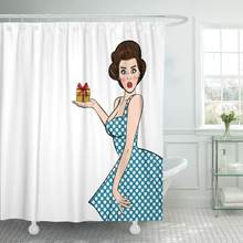 Get Cheap Pinup Girl Shower Curtain AI