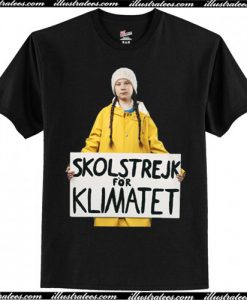 Greta Thunberg Sketch Art T-Shirt AI