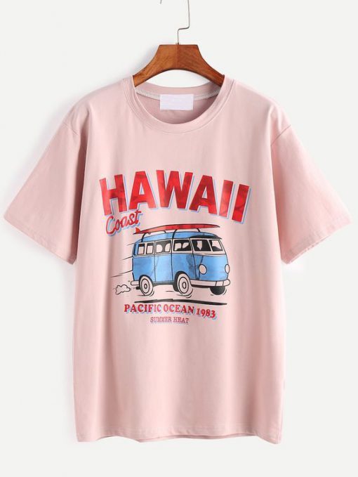 Hawaii Coast T-Shirt AI