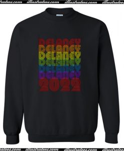 John Delaney 2020 Vintage Delan Crewneck Sweatshirt AI