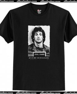 John Rambo Mugshot T-Shirt AI