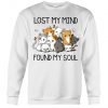 Lost My Mind Found My Soul Crewneck Sweatshirt AI