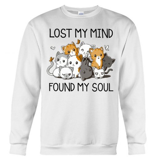 Lost My Mind Found My Soul Crewneck Sweatshirt AI