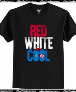 Red White And Cool T-Shirt AI