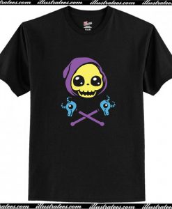 Skeletal and Crossbones skull T Shirt AI