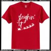 Sleighin' It Christmas T Shirt AI