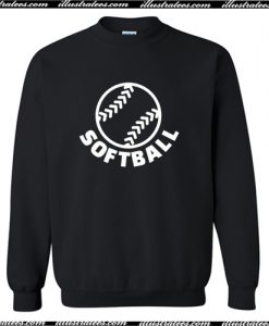 Softball Crewneck Sweatshirt AI