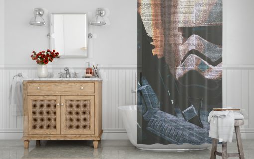 Star War art Stormtroopers Shower Curtain AI