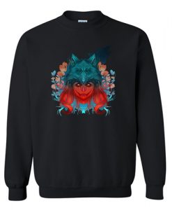 Animal Tribute Spirit Collection Wolf Sweatshirt AI