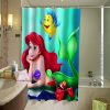 Ariel Flounder the little mermaid Shower Curtain AI