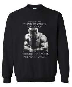 Arnie Arnold Schwarzenegger 2 Bodybuilding Sweatshirt AI