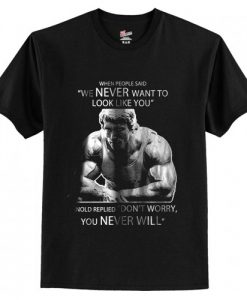 Arnie Arnold Schwarzenegger 2 Bodybuilding T-Shirt AI