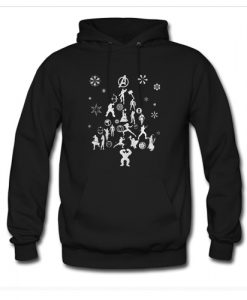 Avengers Merry Christmas Hoodie AI