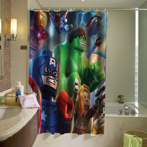 Avengers Shower Curtain AI