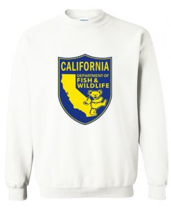 California Fish & Wildlife Deadheads Unite Sweatshirt AI