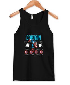 Captain in Christmas Tank Top AI