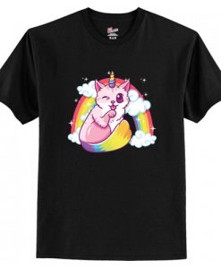 Caticorn - Funny cute kitten Unicorn Cat funny gift T-Shirt AI