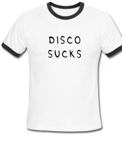 Disco Sucks Ringer T-Shirt AI