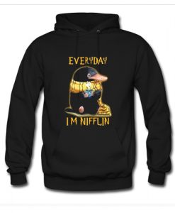 Fantastic Beasts Niffler Everyday I’m Nifflin Hoodie AI