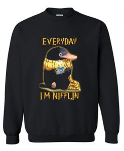 Fantastic Beasts Niffler Everyday I’m Nifflin Sweatshirt AI