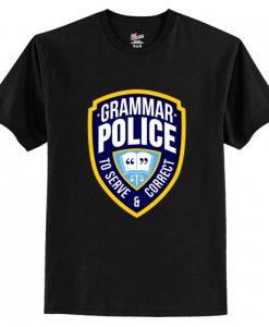 Grammar Police Literary T-Shirt AI