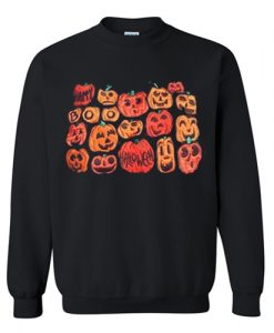 Halloween Pumpkin Sweatshirt AI