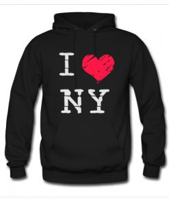 I Love Ny Hoodie AI