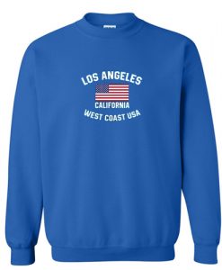 Los Angeles California West Coast USA Chic Fashion Sweatshirt AI