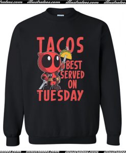 Marvel Deadpool Taco Tuesday Sweatshirt AI