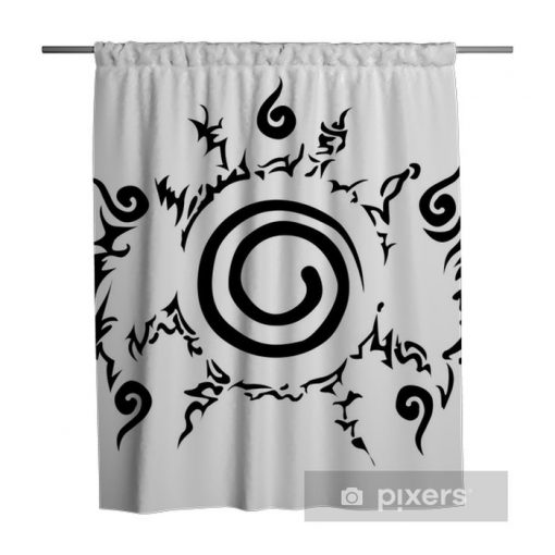 Naruto pattern Shower Curtain AI