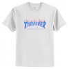 Thrasher Patriot Blue Flame T Shirt AI