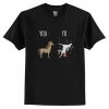 Unicorn You Me Funny Unicorn T-Shirt AI