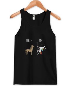 Unicorn You Me Funny Unicorn Tank Top AI